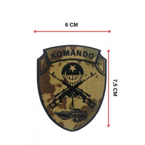 KOMANDO Kamuflaj Kol Patch 3d Plastik, 2025 Yeni Tip, Cırtlı, 1. Kalite
